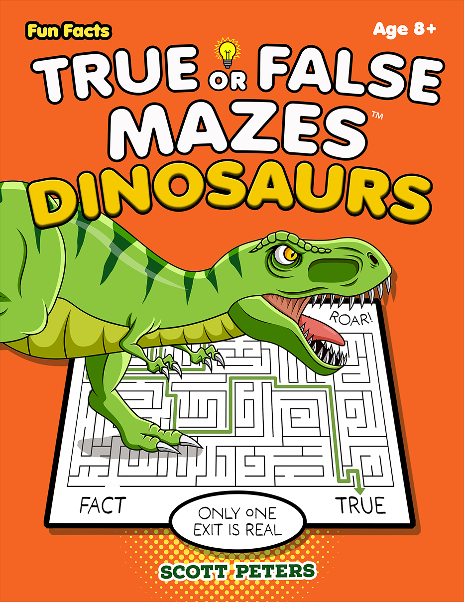 True or False Mazes Dinosaurs